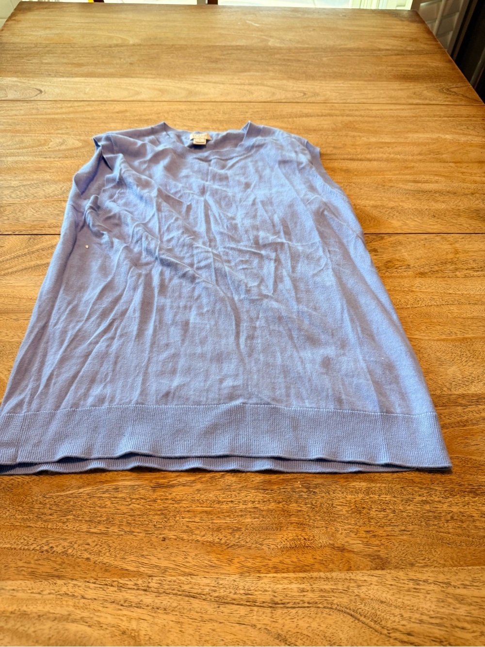 J. Crew Lilac V-Neck Sleeveless Sweater